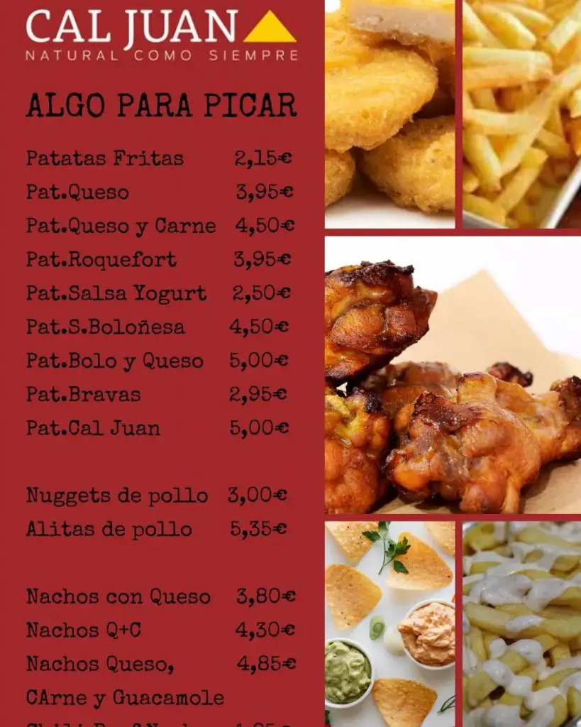 CARTA PIZZERIA CAL JUAN JEREZ - CADIZ WEB